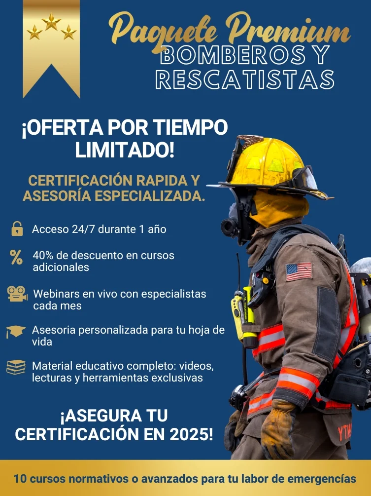 Paquete Premium para Bomberos
